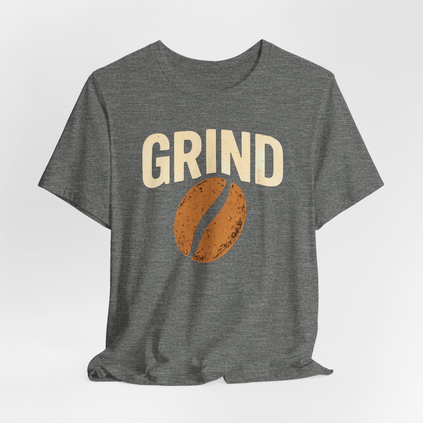 Coffee Lover's Grind Tee, Unisex Short Sleeve Shirt, Perfect Gift for Baristas, Casual Coffee Shop Style, Great for Birthdays, Coffee Days