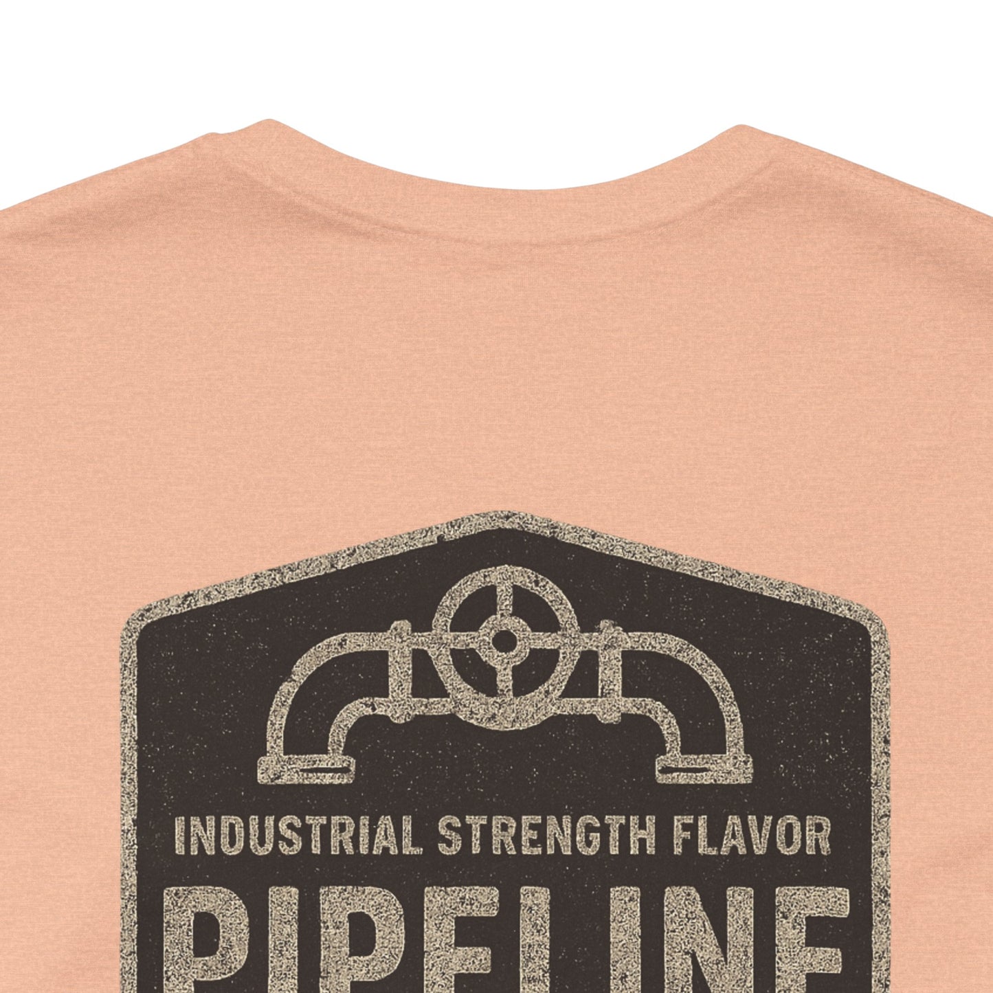 Vintage Pipeline Roast Co. Industrial Emblem T-Shirt – Distressed Workwear Coffee Tee