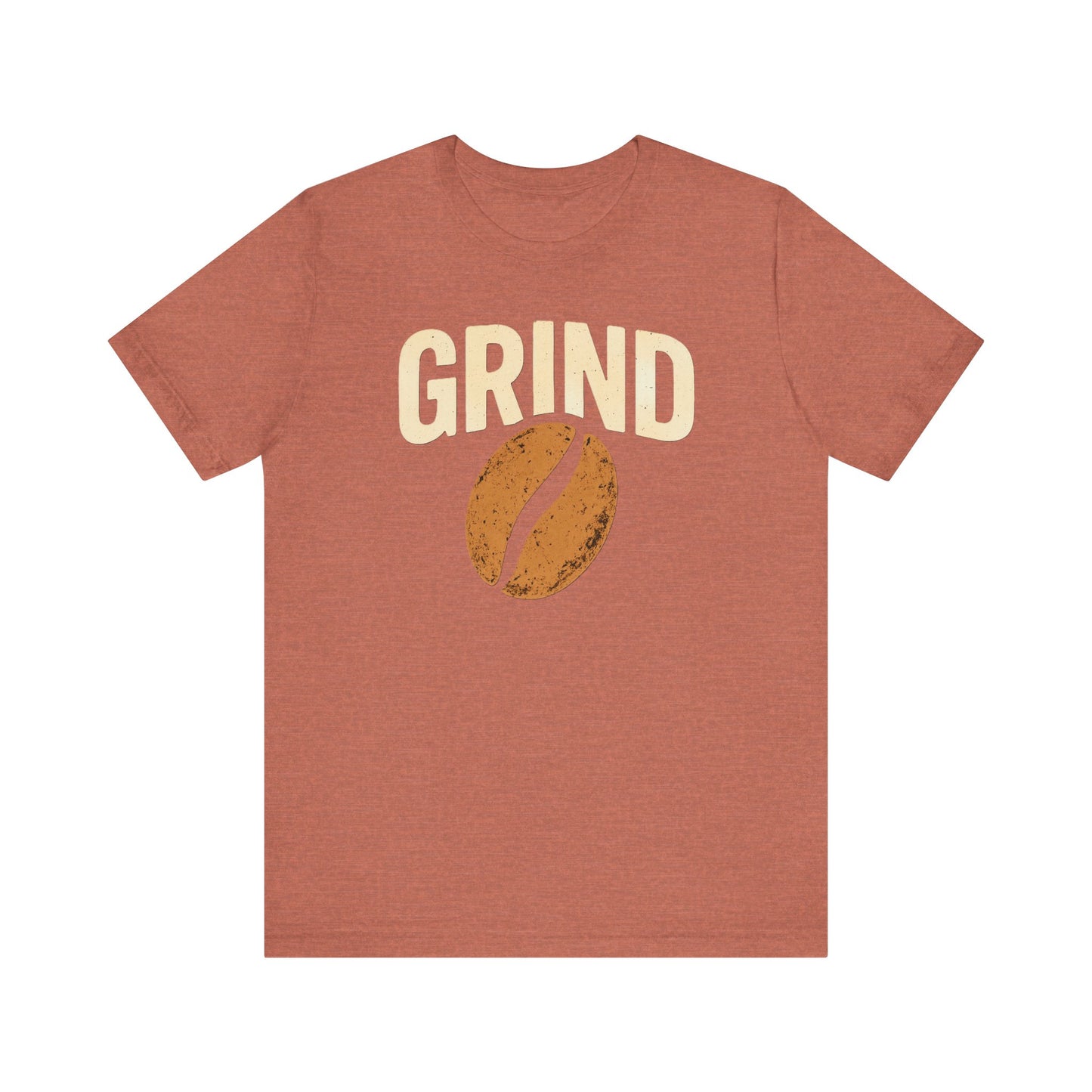 Coffee Lover's Grind Tee, Unisex Short Sleeve Shirt, Perfect Gift for Baristas, Casual Coffee Shop Style, Great for Birthdays, Coffee Days