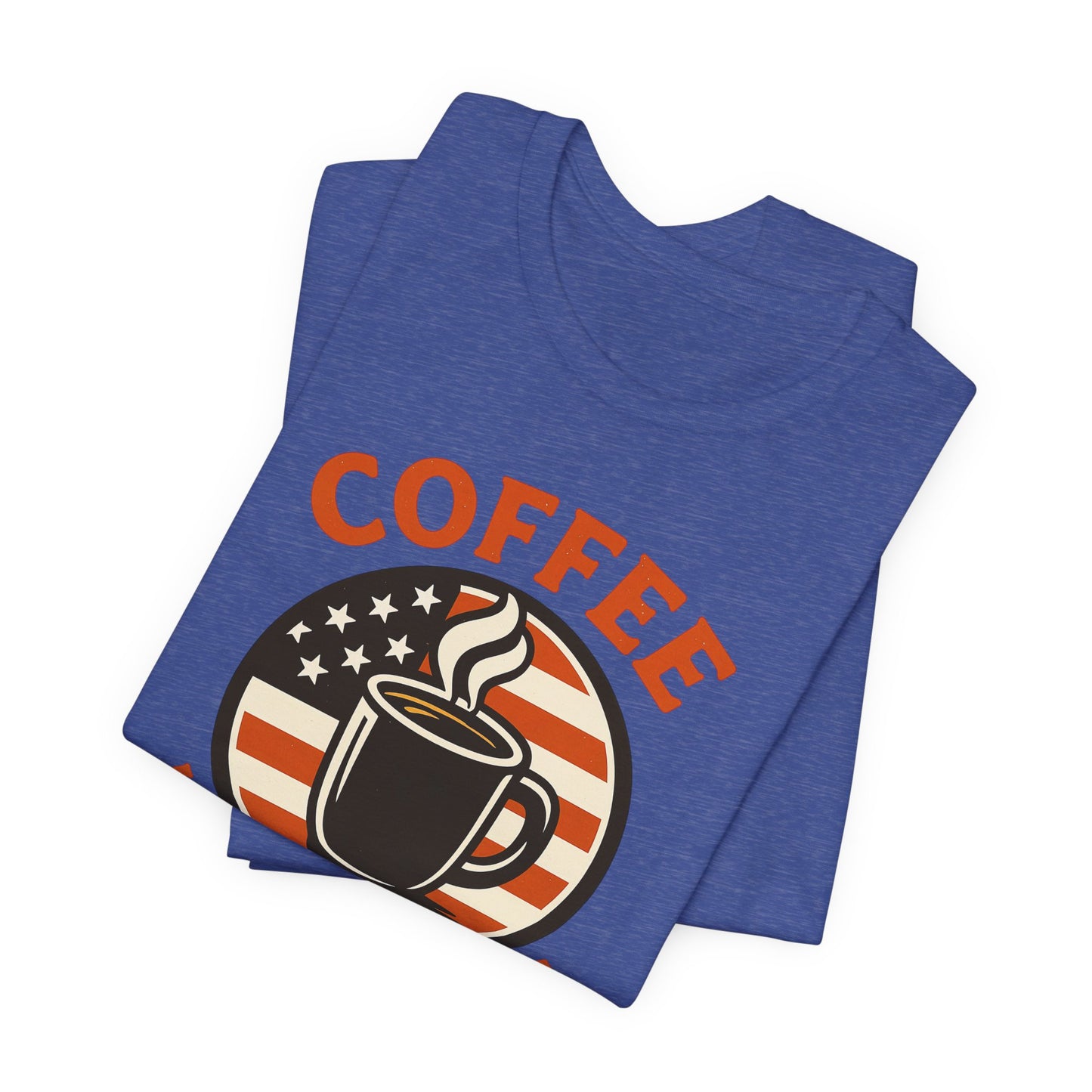 Coffee Lover's Veteran Tee - Unisex Jersey Short Sleeve Tee, Gift for Coffee Lovers, Veteran Appreciation, Casual Wear, Patriot T-Shirt