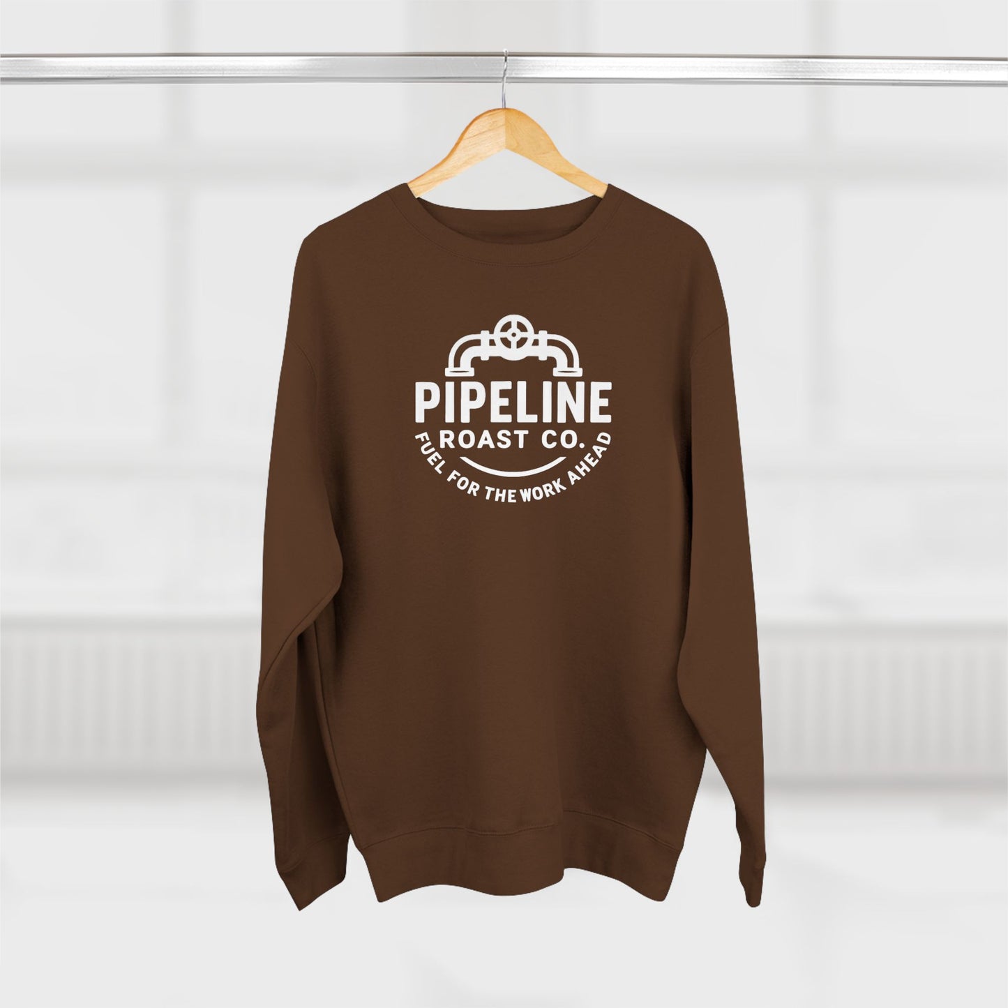 Pipeline Roast Co. Sweatshirt – Industrial Strength Coffee Crewneck