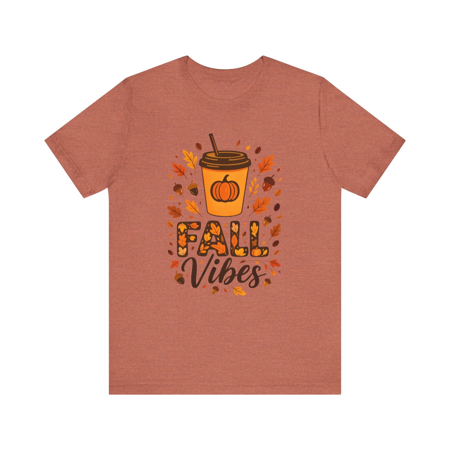 Autumn Coffee Lover Tee - Fall Vibes Unisex Shirt, Perfect for Cozy Days, Pumpkin Spice, Thanksgiving Gift, Seasonal Fashion, Casual Wear