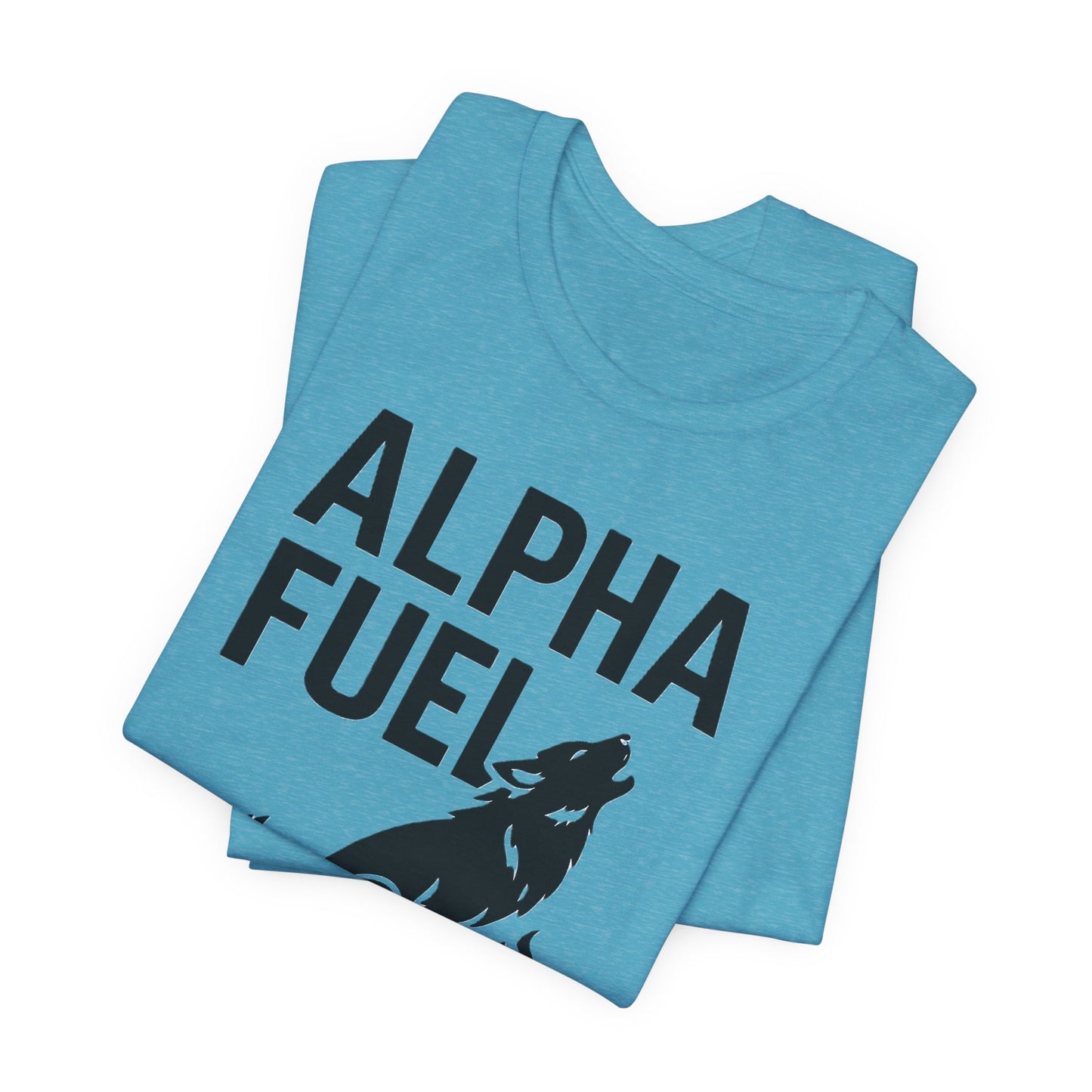 Alpha Fuel Unisex Tee, Coffee Lover T-Shirt, Gift for Baristas, Dog and Cat Owners Gift, Casual Everyday Wear