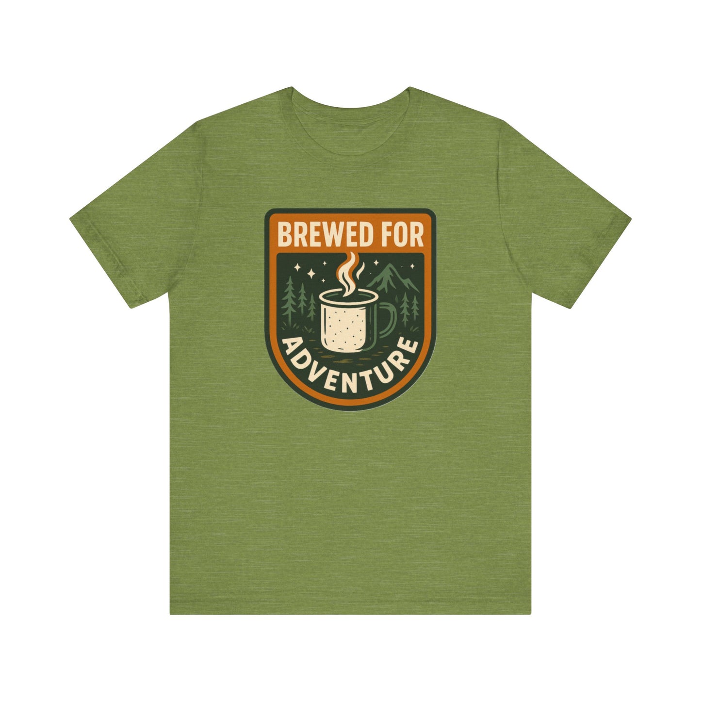 Adventure Brewed Graphic Tee - Perfect for Outdoors Lovers, Travel, Hiking, Camping, Gift for Adventurers