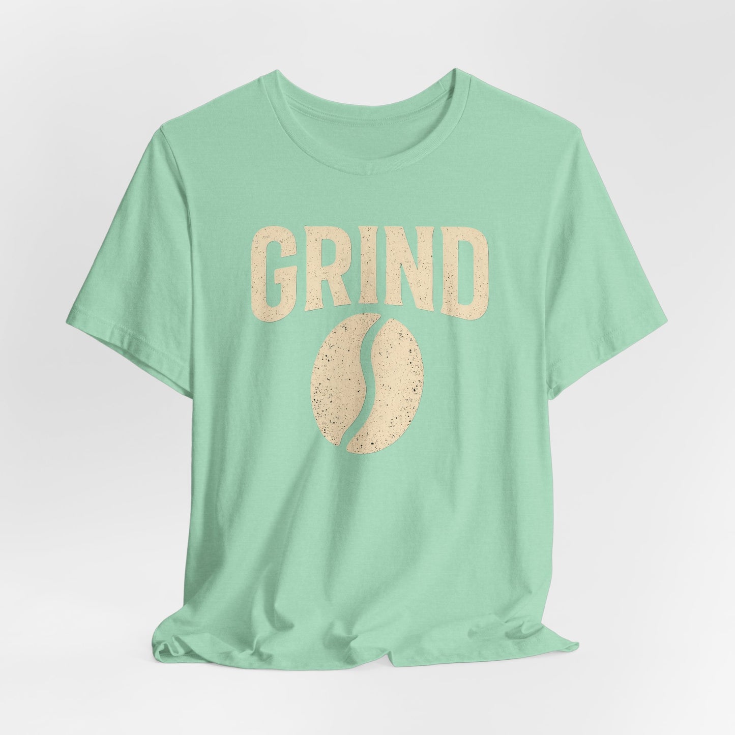 Unisex Coffee Grind Tee - Motivational Workout Shirt, Perfect for Coffee Lovers, Gym Enthusiasts, Gift for Coffee Lovers, Casual Wear
