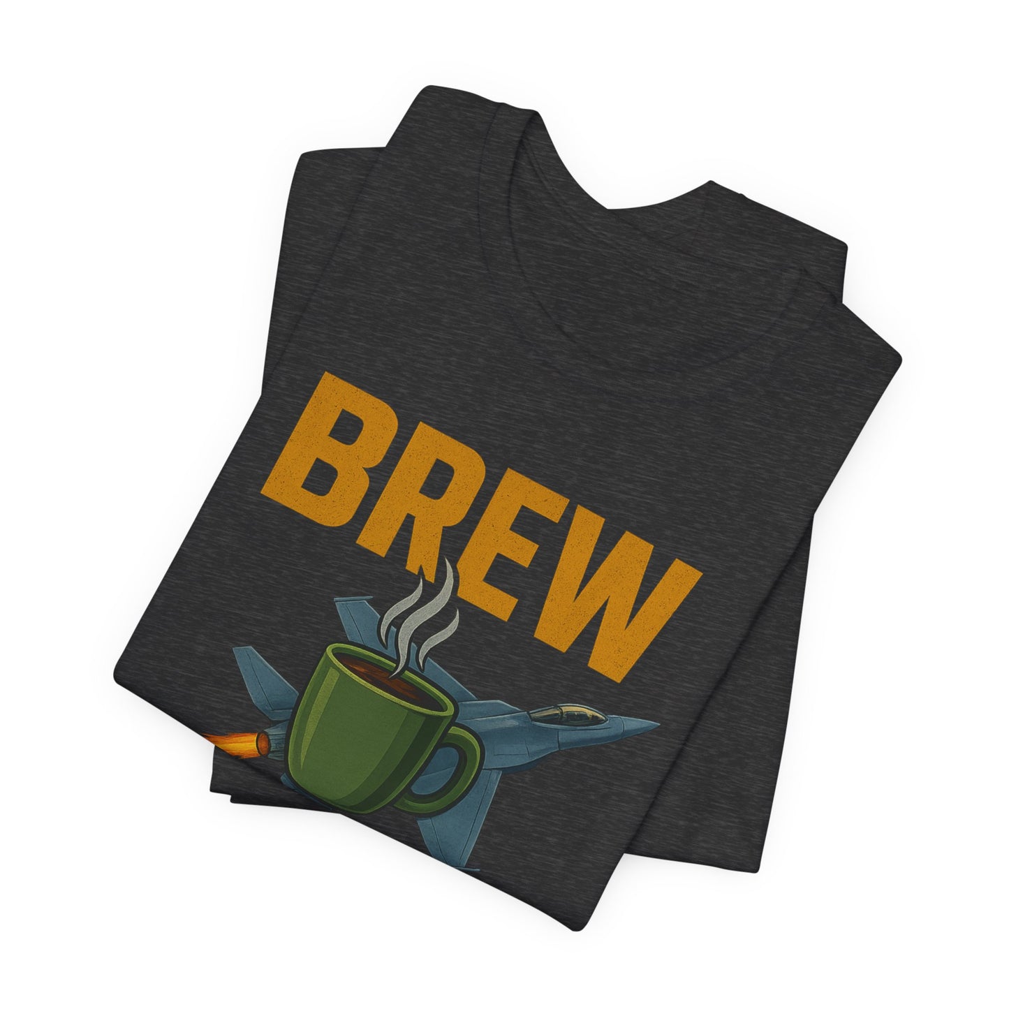 Brew Force Coffee Tee, Unisex Coffee Lover's T-Shirt, Gifts for Baristas, Father’s Day Gift, Coffee Enthusiast Apparel