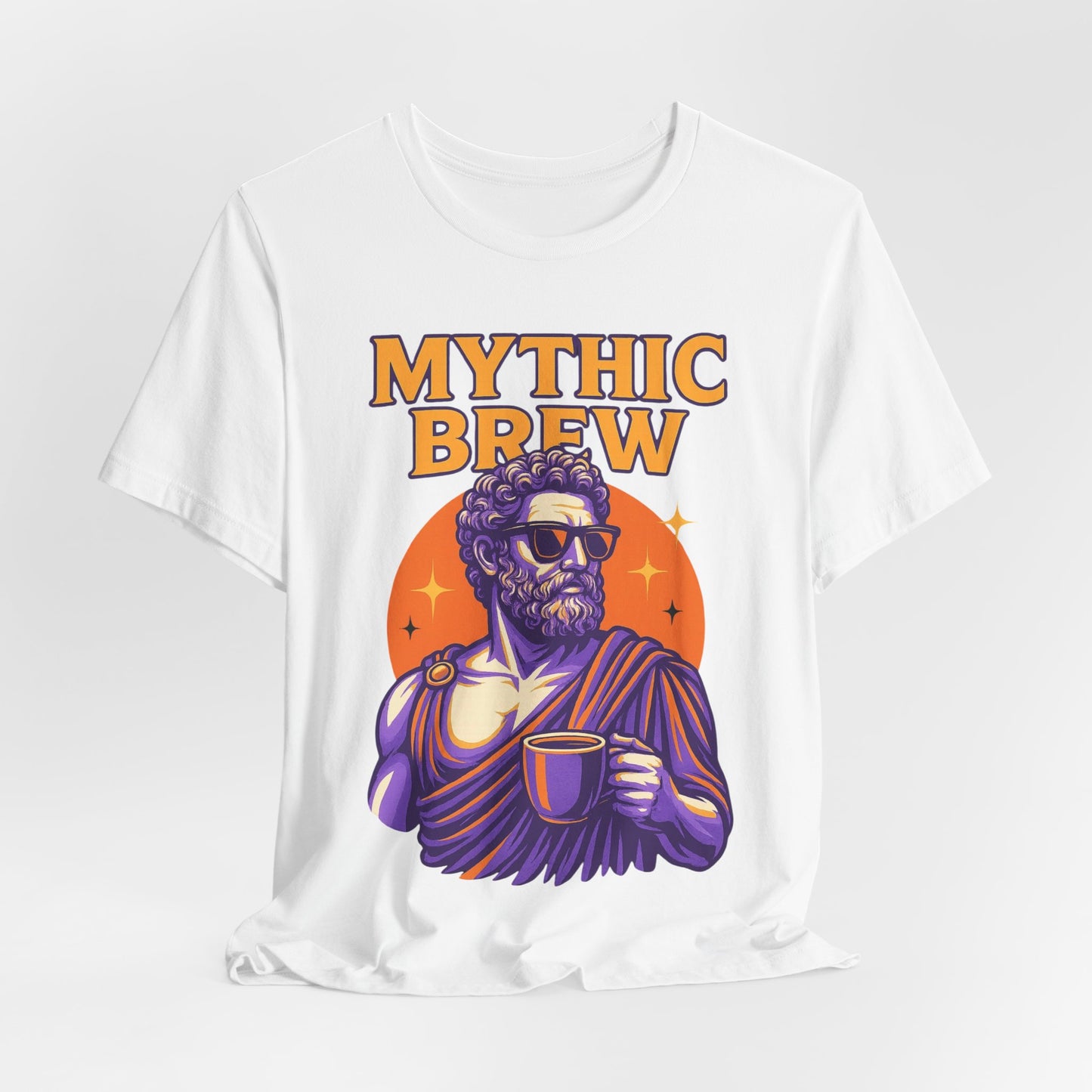 Mythic Brew Tee - Unisex Graphic T-Shirt, Coffee Lover Shirt, Gifts for Him, Vintage Style Tee, Casual Wear