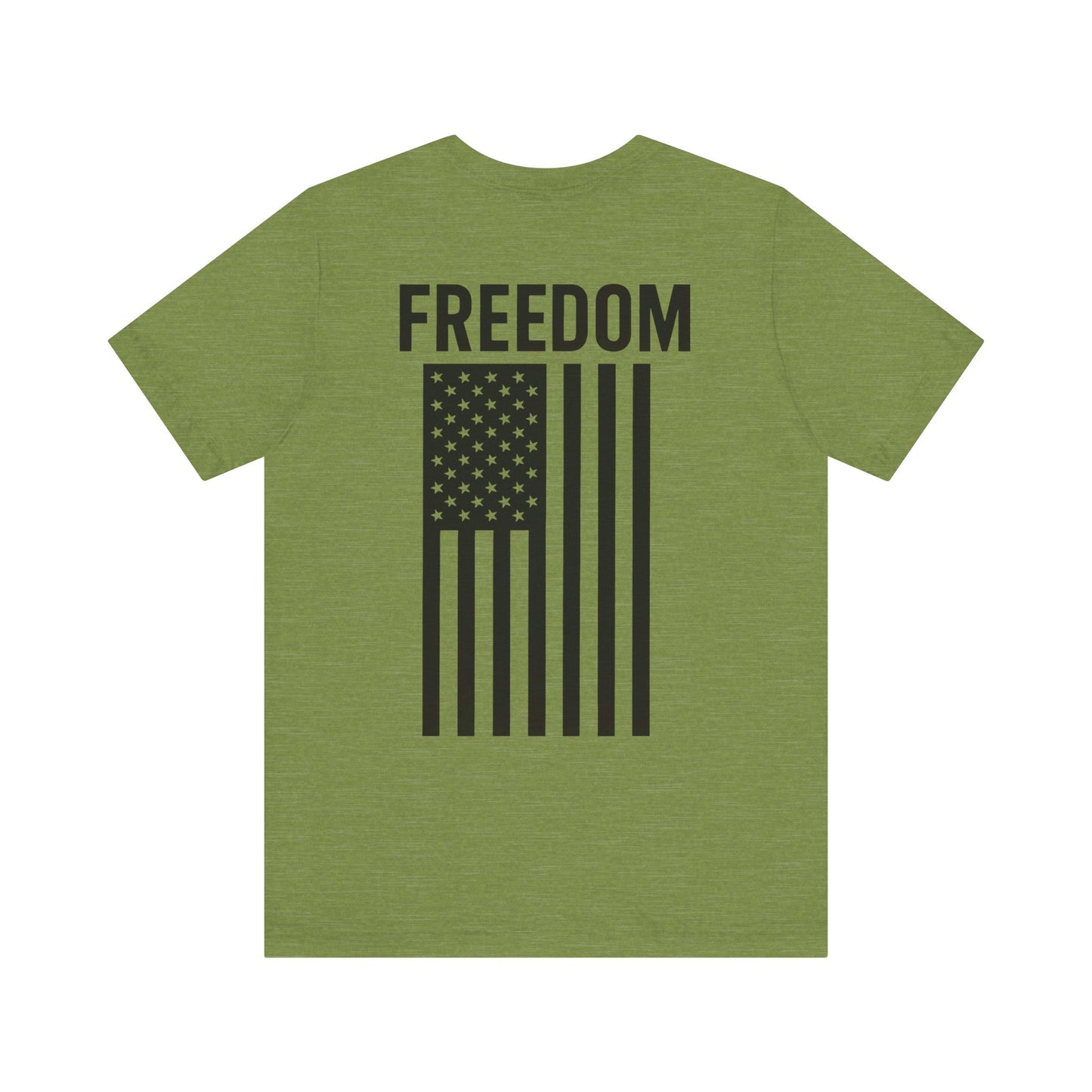 Freedom Flag Unisex Tee - Patriotic Shirt for Independence Day, Casual Wear, USA Pride, Gift for Veterans, Summer Style