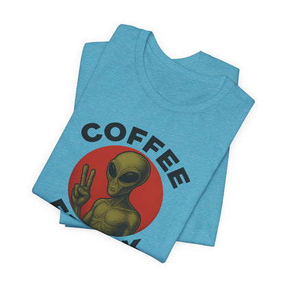 Coffee Freak Unisex Jersey Short Sleeve Tee, Cute Alien Tee, Funny Coffee Shirt for Coffee Lovers, Quirky Graphic Tee, Perfect for [...]