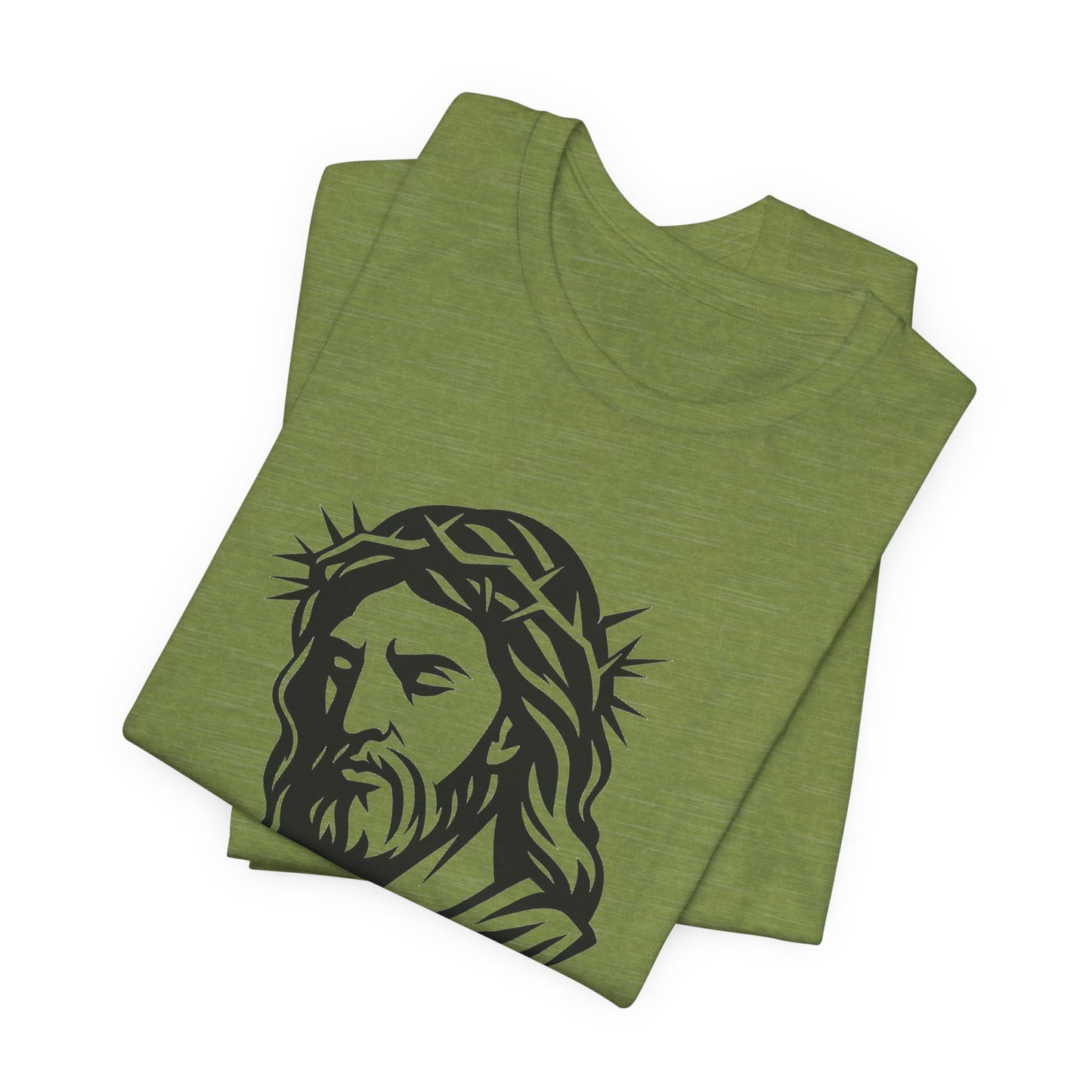 Faith Bible Verse Graphic Tee – Inspirational Psalm 23:5 Shirt, Crown of Thorns Design