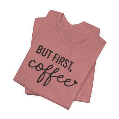 Coffee Lover Tee, Casual Unisex Tee, Gift for Coffee Lovers, Fun Graphic Tee, Daily Wear, Birthday Gift