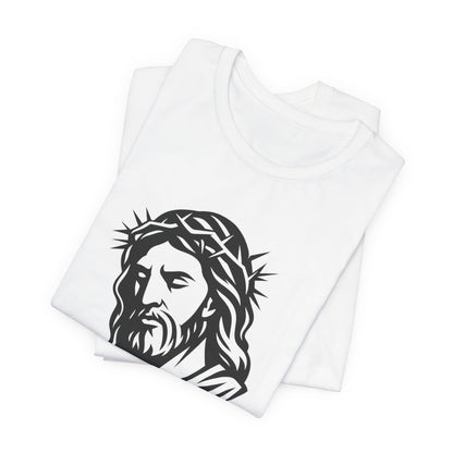 Faith Bible Verse Graphic Tee – Inspirational Psalm 23:5 Shirt, Crown of Thorns Design