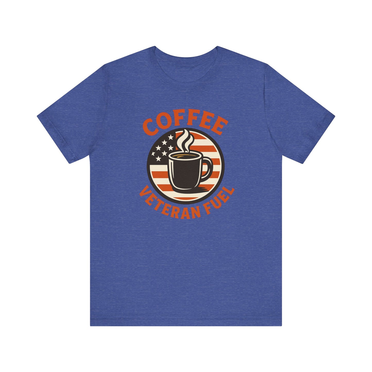 Coffee Lover's Veteran Tee - Unisex Jersey Short Sleeve Tee, Gift for Coffee Lovers, Veteran Appreciation, Casual Wear, Patriot T-Shirt