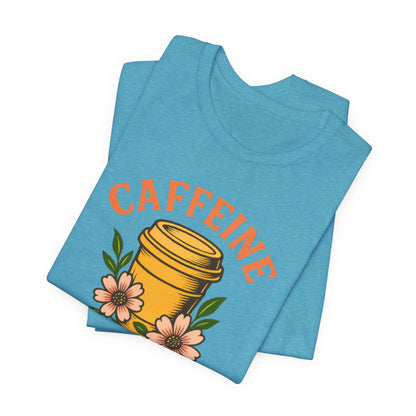 Caffeine Queen Tee - Perfect for Coffee Lovers, Casual Wear, Gifts, Birthdays or Coffee-Themed Events, Fun and Stylish!