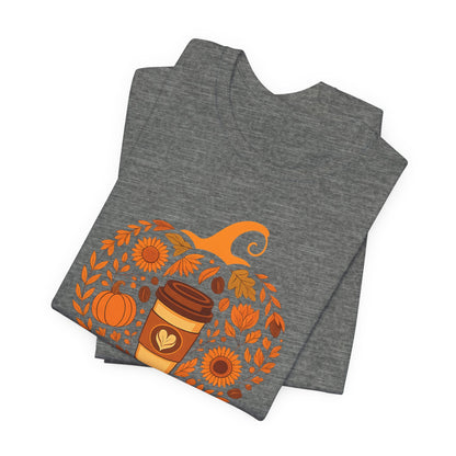 Blessed Pumpkin Fall T-Shirt - Cozy Autumn Style, Perfect Gift for Thanksgiving, Harvest Celebration, Casual Wear, Seasonal Fashion