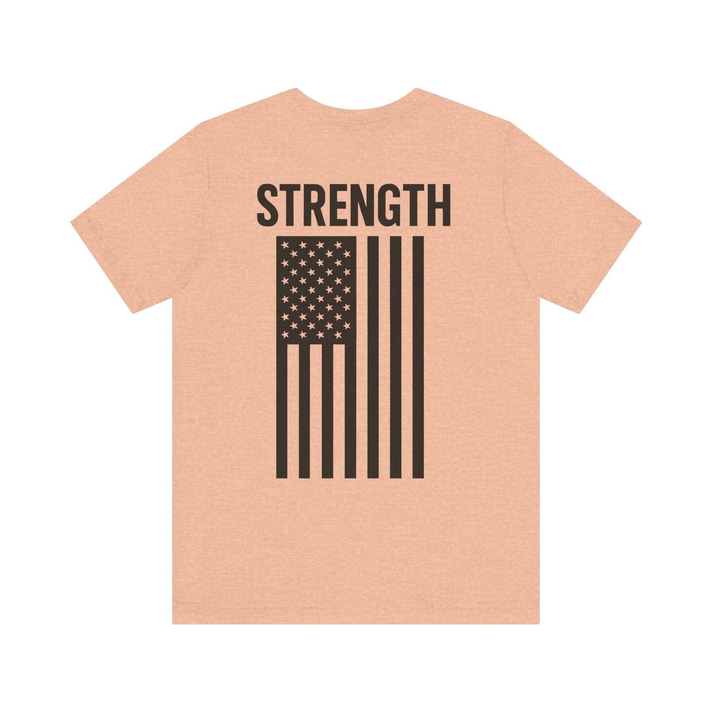Patriotic Strength T-Shirt, Unisex Tee, 4th of July Shirt, Independence Day Apparel, Casual Summer Wear, Gift for Veterans
