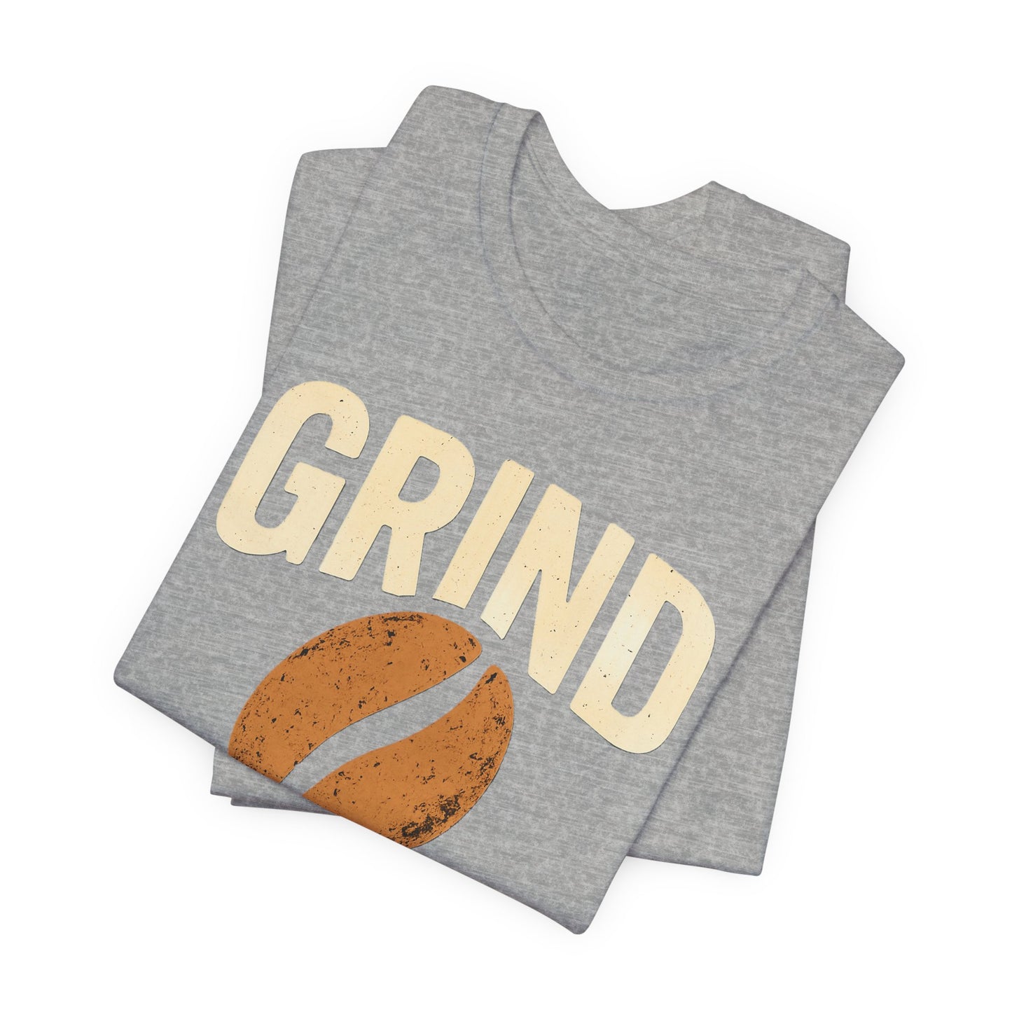 Coffee Lover's Grind Tee, Unisex Short Sleeve Shirt, Perfect Gift for Baristas, Casual Coffee Shop Style, Great for Birthdays, Coffee Days