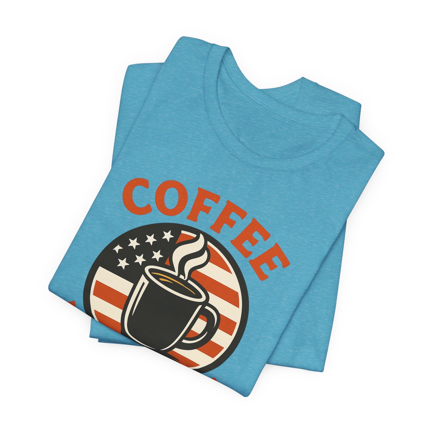 Coffee Lover's Veteran Tee - Unisex Jersey Short Sleeve Tee, Gift for Coffee Lovers, Veteran Appreciation, Casual Wear, Patriot T-Shirt