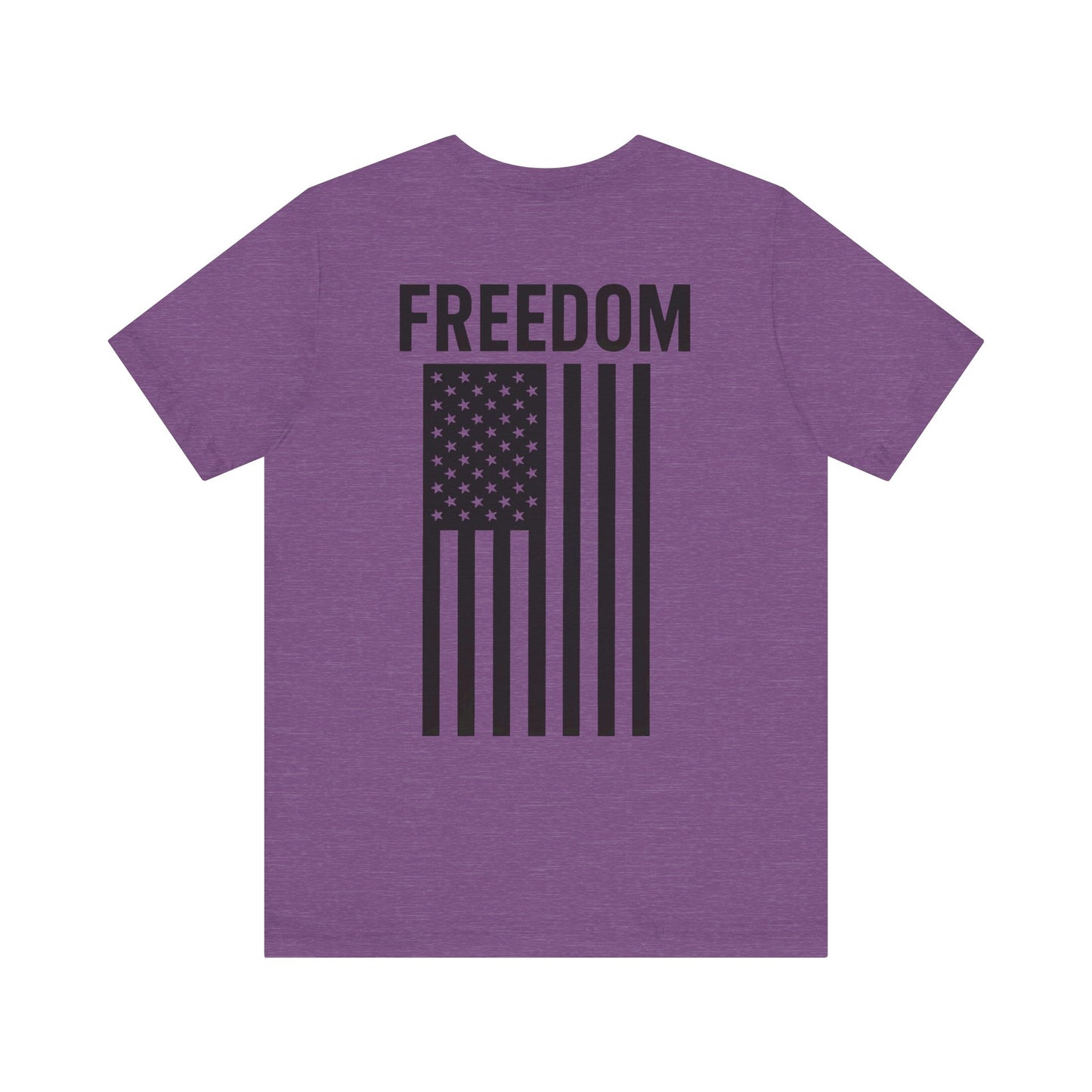 Freedom Flag Unisex Tee - Patriotic Shirt for Independence Day, Casual Wear, USA Pride, Gift for Veterans, Summer Style