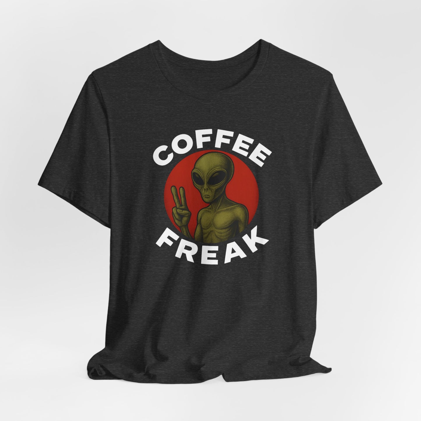 Coffee Freak Unisex Jersey Short Sleeve Tee, Cute Alien Tee, Funny Coffee Shirt for Coffee Lovers, Quirky Graphic Tee, Perfect for [...]