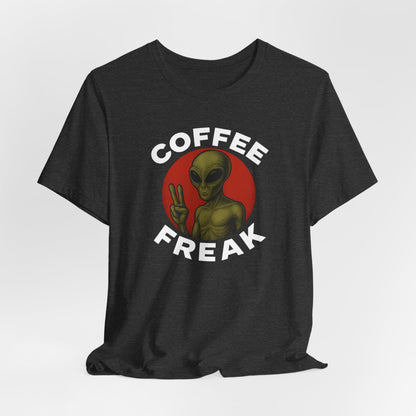 Coffee Freak Unisex Jersey Short Sleeve Tee, Cute Alien Tee, Funny Coffee Shirt for Coffee Lovers, Quirky Graphic Tee, Perfect for [...]