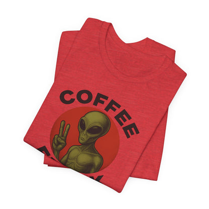 Coffee Freak Unisex Jersey Short Sleeve Tee, Cute Alien Tee, Funny Coffee Shirt for Coffee Lovers, Quirky Graphic Tee, Perfect for [...]