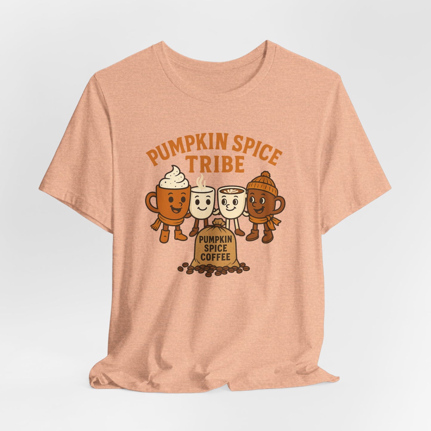 Pumpkin Spice Tribe Tee, Fall T-Shirt, Coffee Lover Gift, Unisex Shirt, Autumn Apparel, Pumpkin Spice Shirt