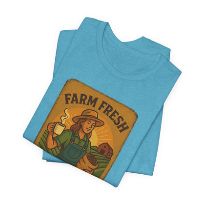 Farm Fresh Unisex Jersey Tee - Pipeline Roast Co.