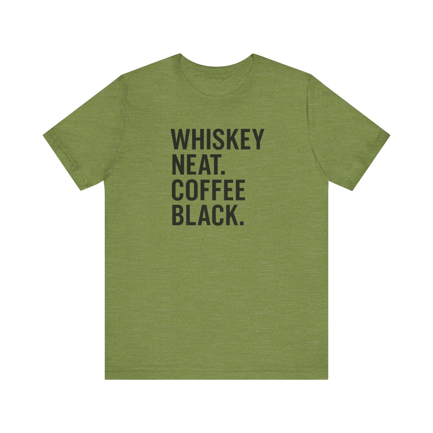 Whiskey and Coffee Graphic Tee - Perfect for Coffee Lovers, Gift Idea for Men and Women, Casual Wear, Birthday, Everyday Style
