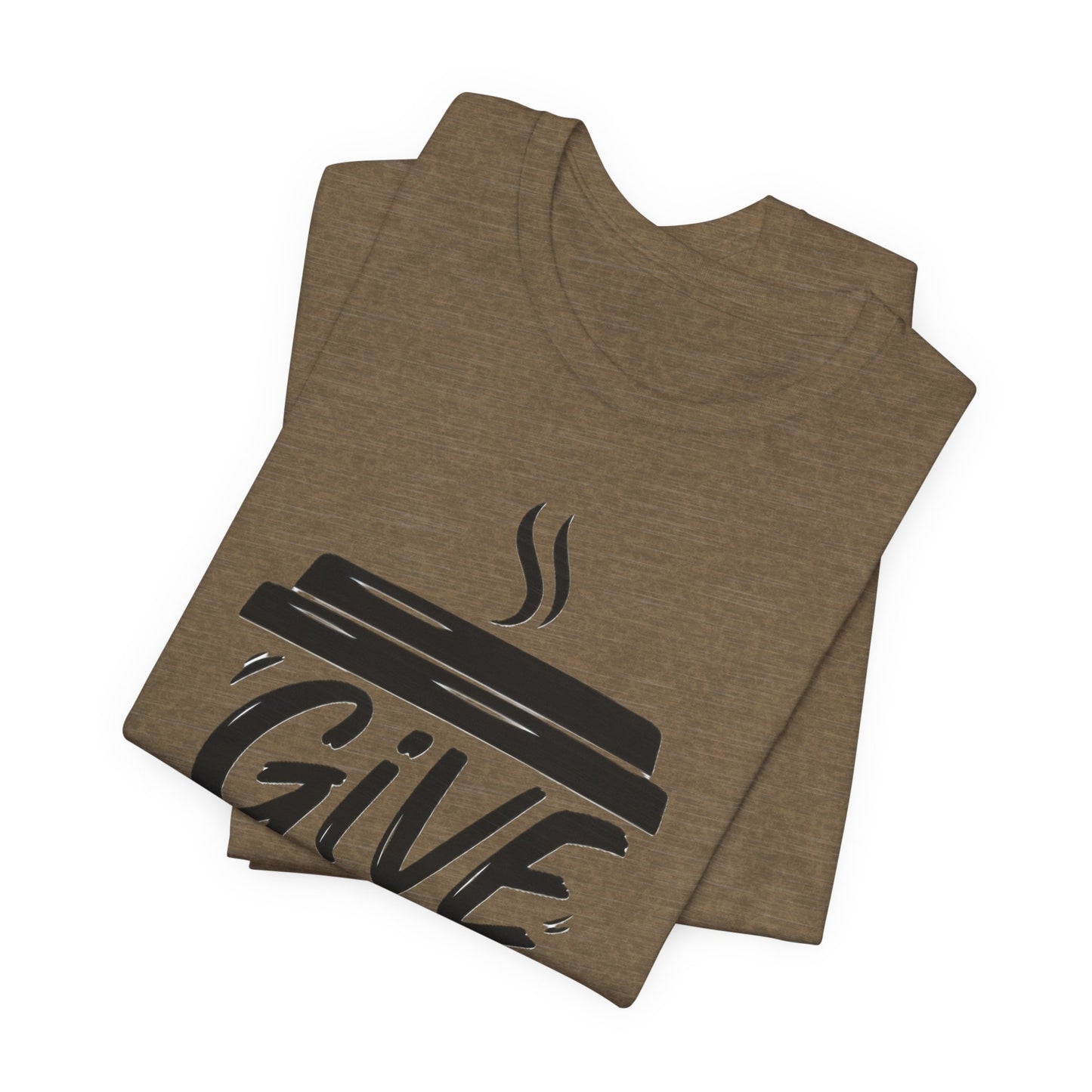 Coffee Lover's Unisex Tee, Give Me Coffee T-Shirt, Coffee Shop Merch, Gift for Baristas, Caffeine Enthusiasts
