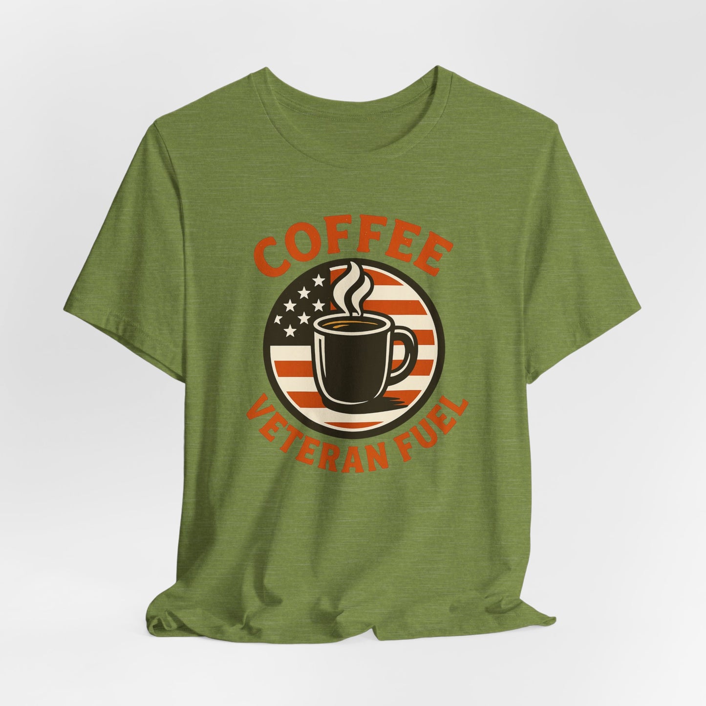 Coffee Lover's Veteran Tee - Unisex Jersey Short Sleeve Tee, Gift for Coffee Lovers, Veteran Appreciation, Casual Wear, Patriot T-Shirt