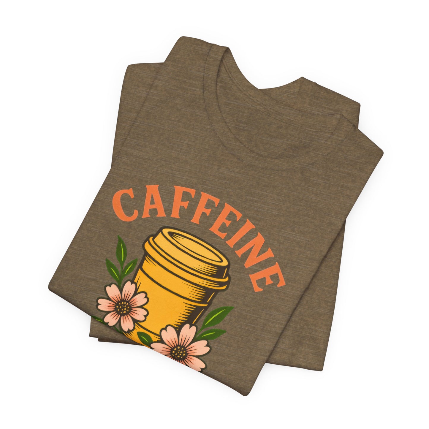 Caffeine Queen Tee - Perfect for Coffee Lovers, Casual Wear, Gifts, Birthdays or Coffee-Themed Events, Fun and Stylish!