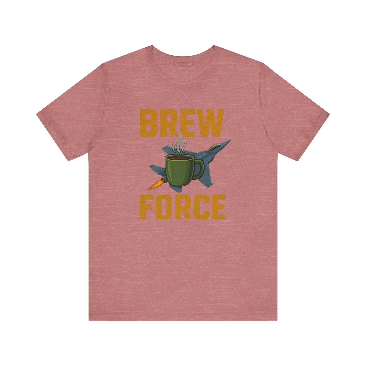 Brew Force Coffee Tee, Unisex Coffee Lover's T-Shirt, Gifts for Baristas, Father’s Day Gift, Coffee Enthusiast Apparel