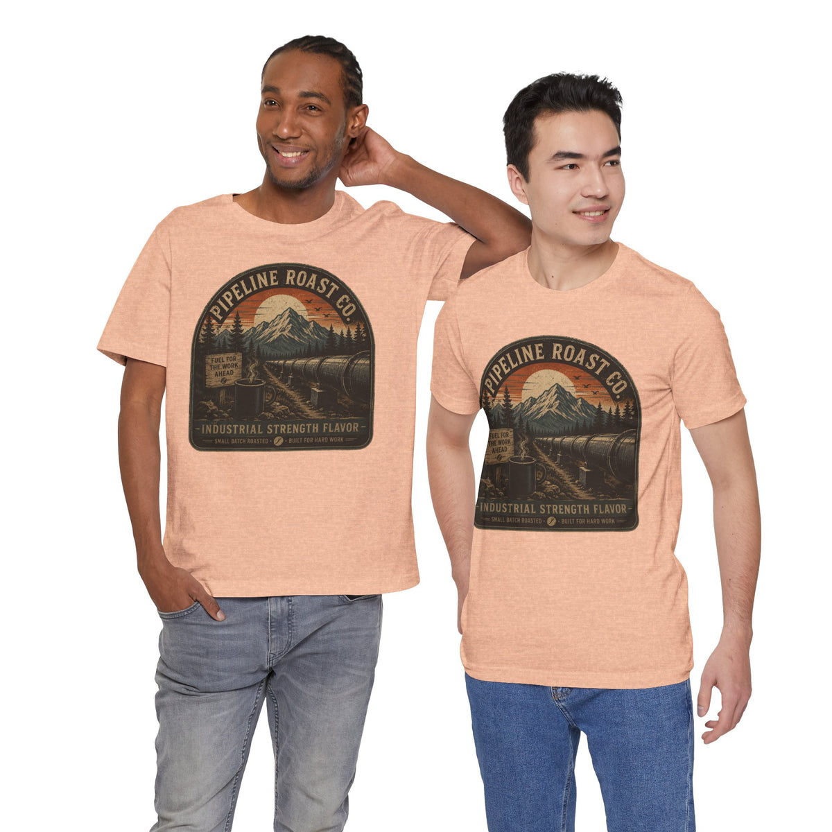 Pipeline Roast Co. Graphic Tee — National Park Style Coffee Shirt