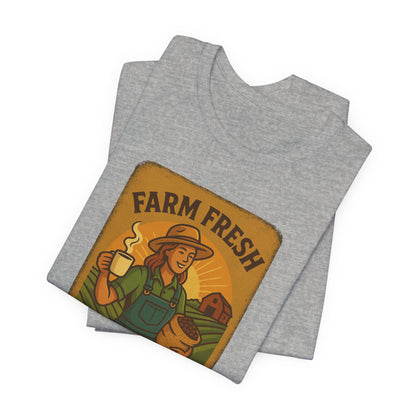 Farm Fresh Unisex Jersey Tee - Pipeline Roast Co.