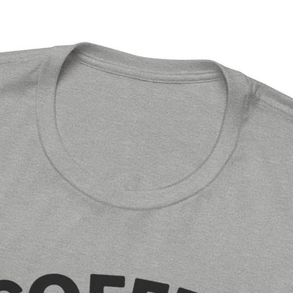 Coffee Lover’s Unisex Tee | Cute Cow Design | Perfect for Casual Gatherings, Birthdays, Coffee Lovers, Gifts