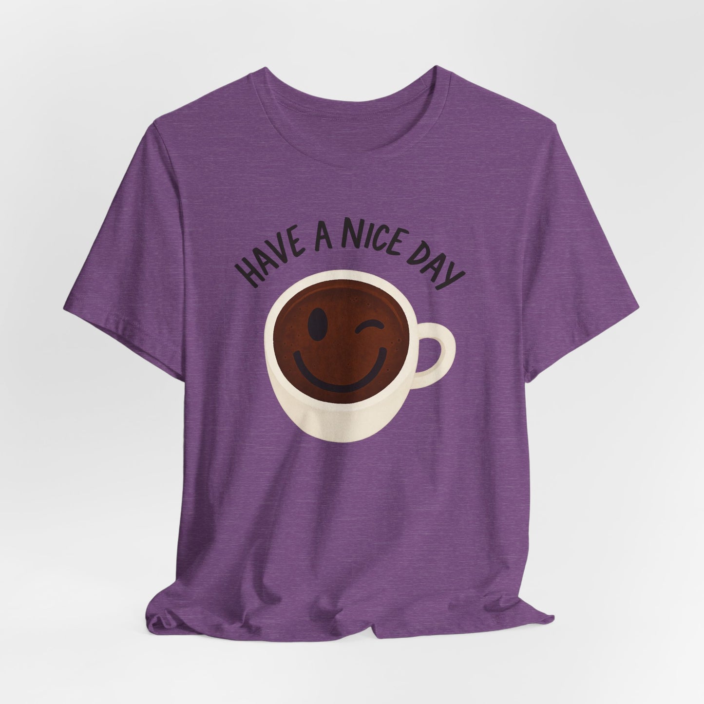 Cute Coffee Motivational Tee, Unisex Jersey T-Shirt for Coffee Lovers, Gift for Friends, Casual Wear, Perfect for Holidays