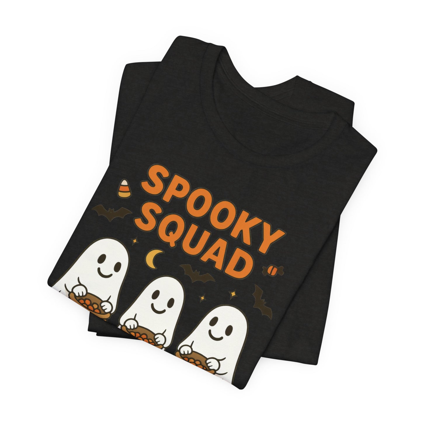 Spooky Squad Coffee Ghosts Tee – Halloween Shirt for Coffee Lovers
