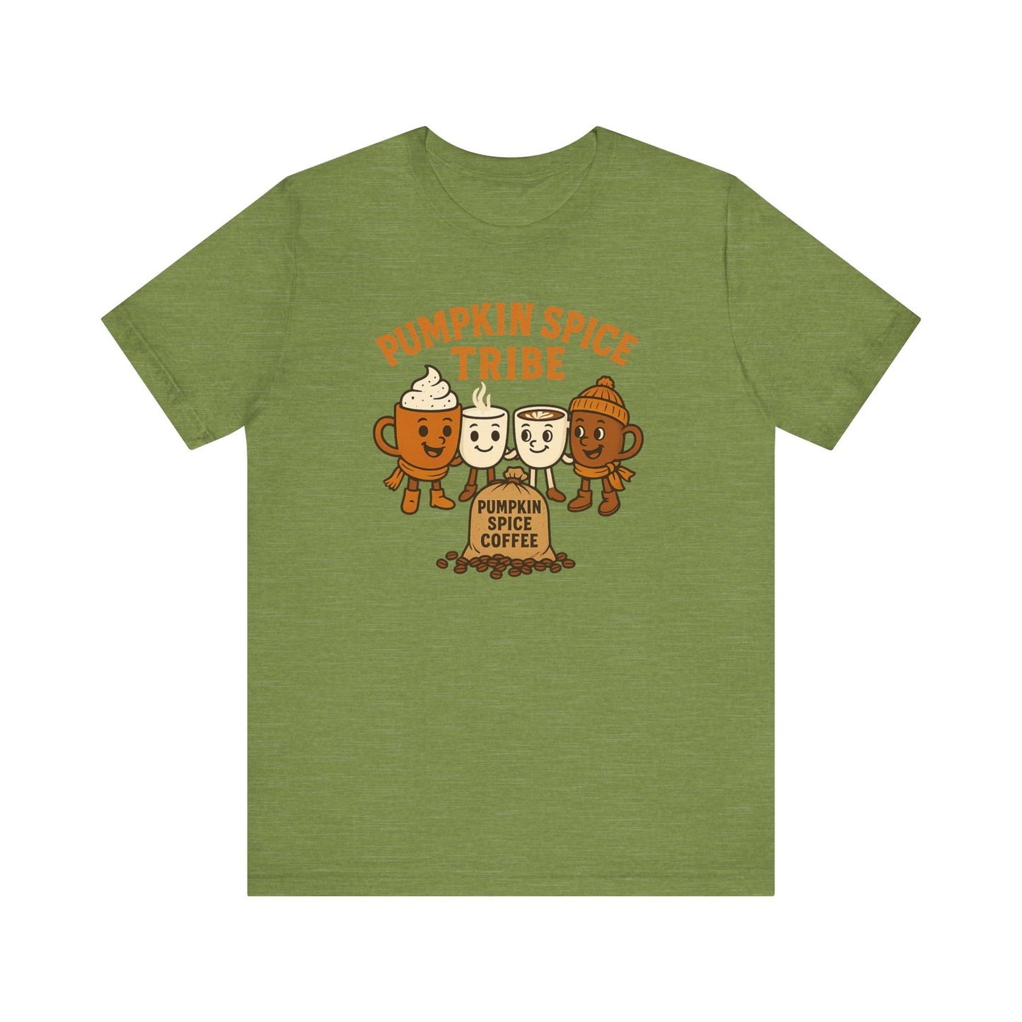 Pumpkin Spice Tribe Tee, Fall T-Shirt, Coffee Lover Gift, Unisex Shirt, Autumn Apparel, Pumpkin Spice Shirt
