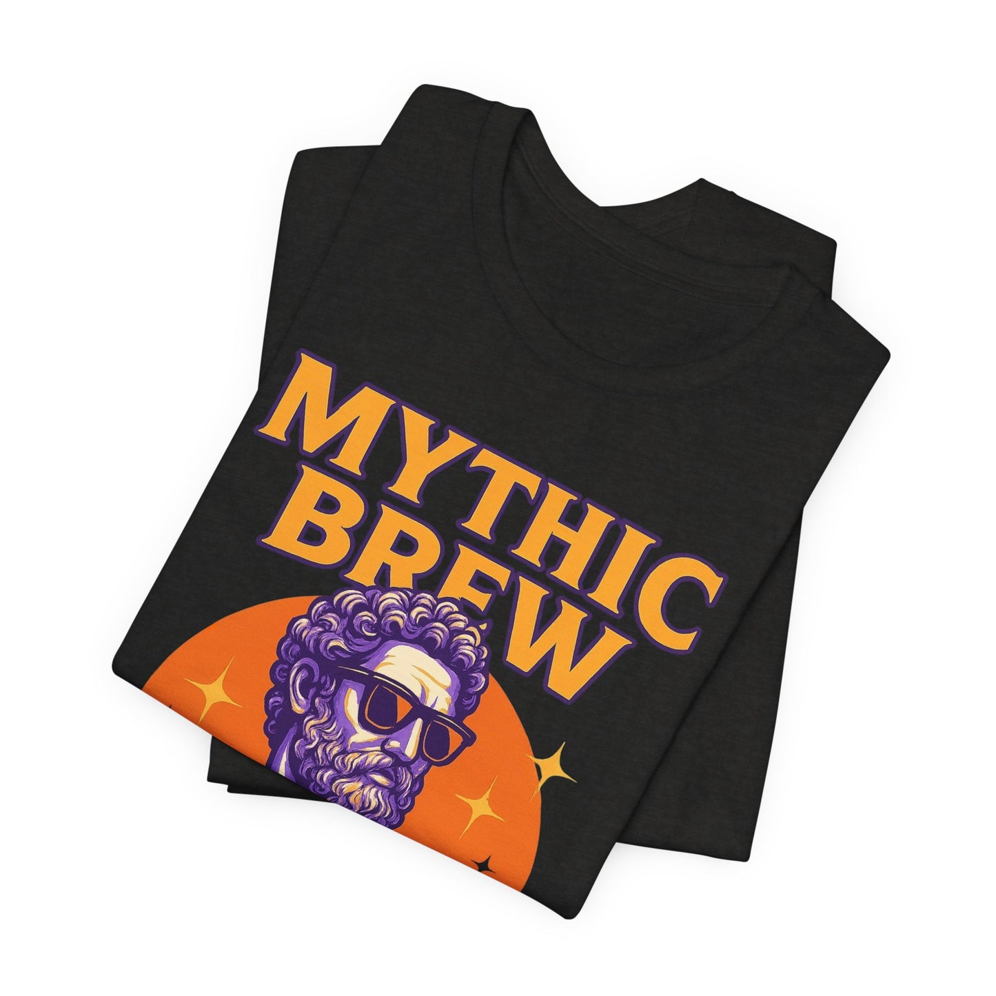 Mythic Brew Tee - Unisex Graphic T-Shirt, Coffee Lover Shirt, Gifts for Him, Vintage Style Tee, Casual Wear