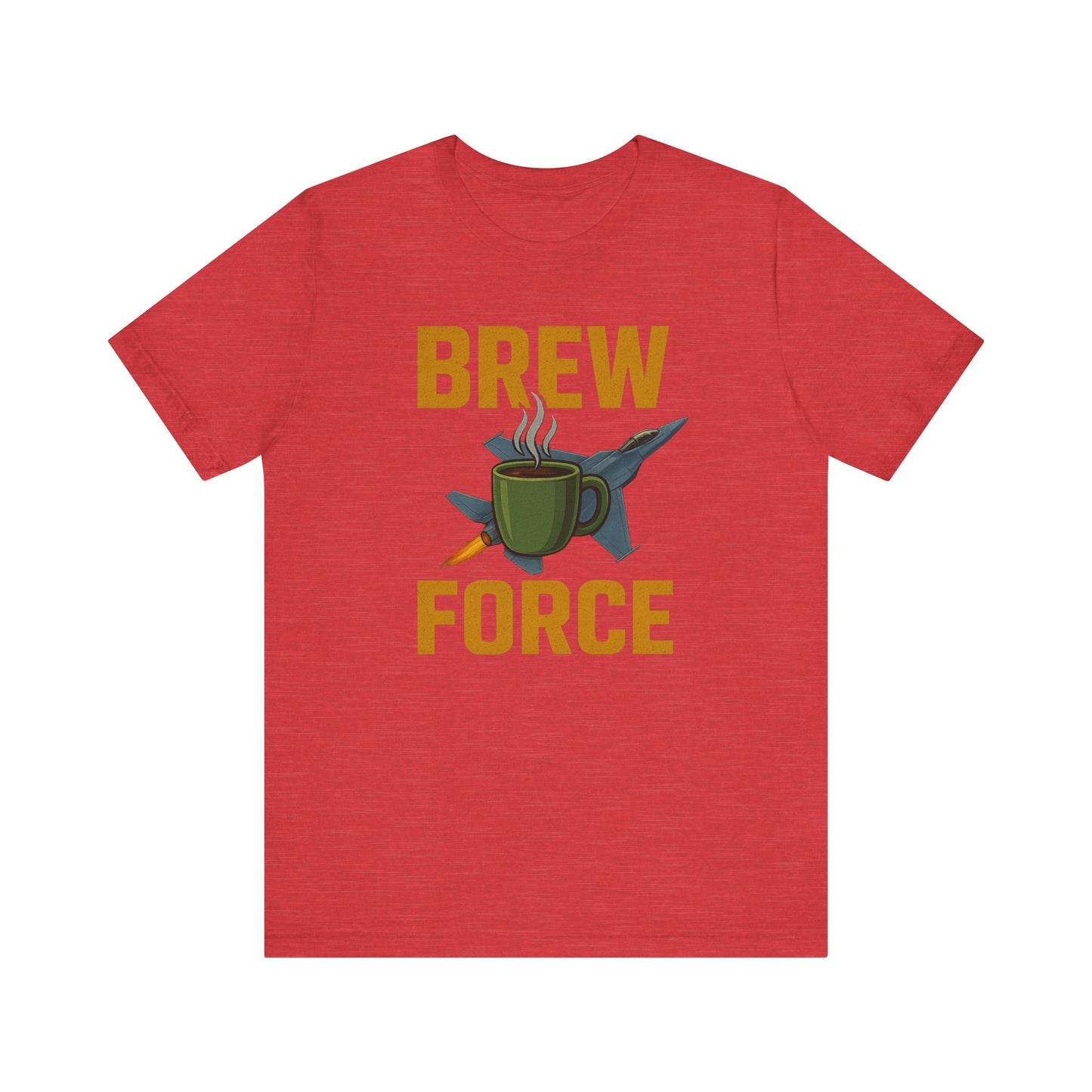 Brew Force Coffee Tee, Unisex Coffee Lover's T-Shirt, Gifts for Baristas, Father’s Day Gift, Coffee Enthusiast Apparel