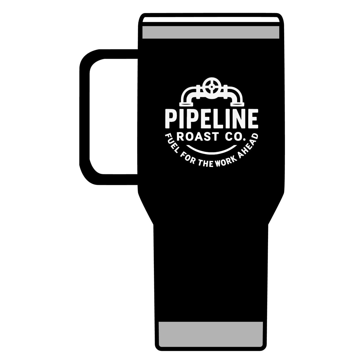 Pipeline Roast Co. 20oz Insulated Tumbler – Stainless Steel Travel Coffee Mug with Leak-Proof Lid & Double-Wall Vacuum Insulation