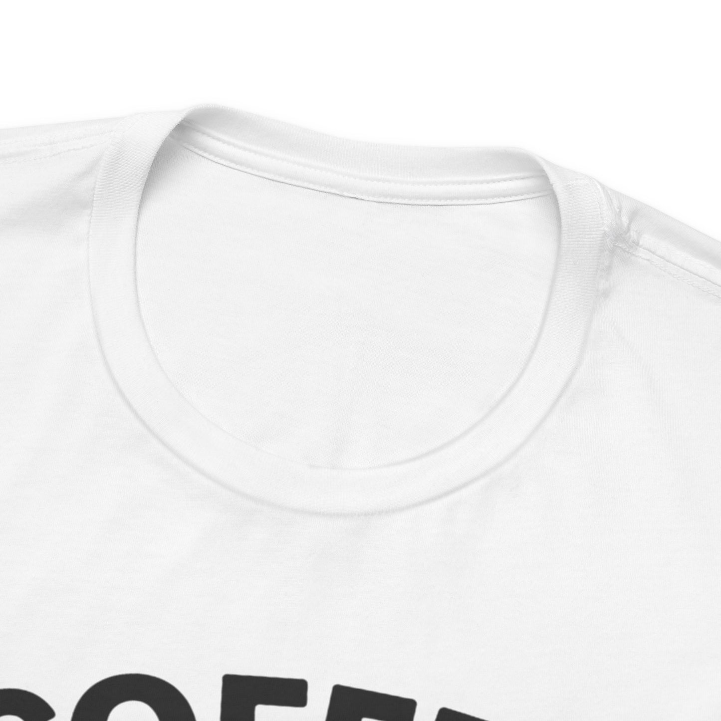 Coffee Lover’s Unisex Tee | Cute Cow Design | Perfect for Casual Gatherings, Birthdays, Coffee Lovers, Gifts