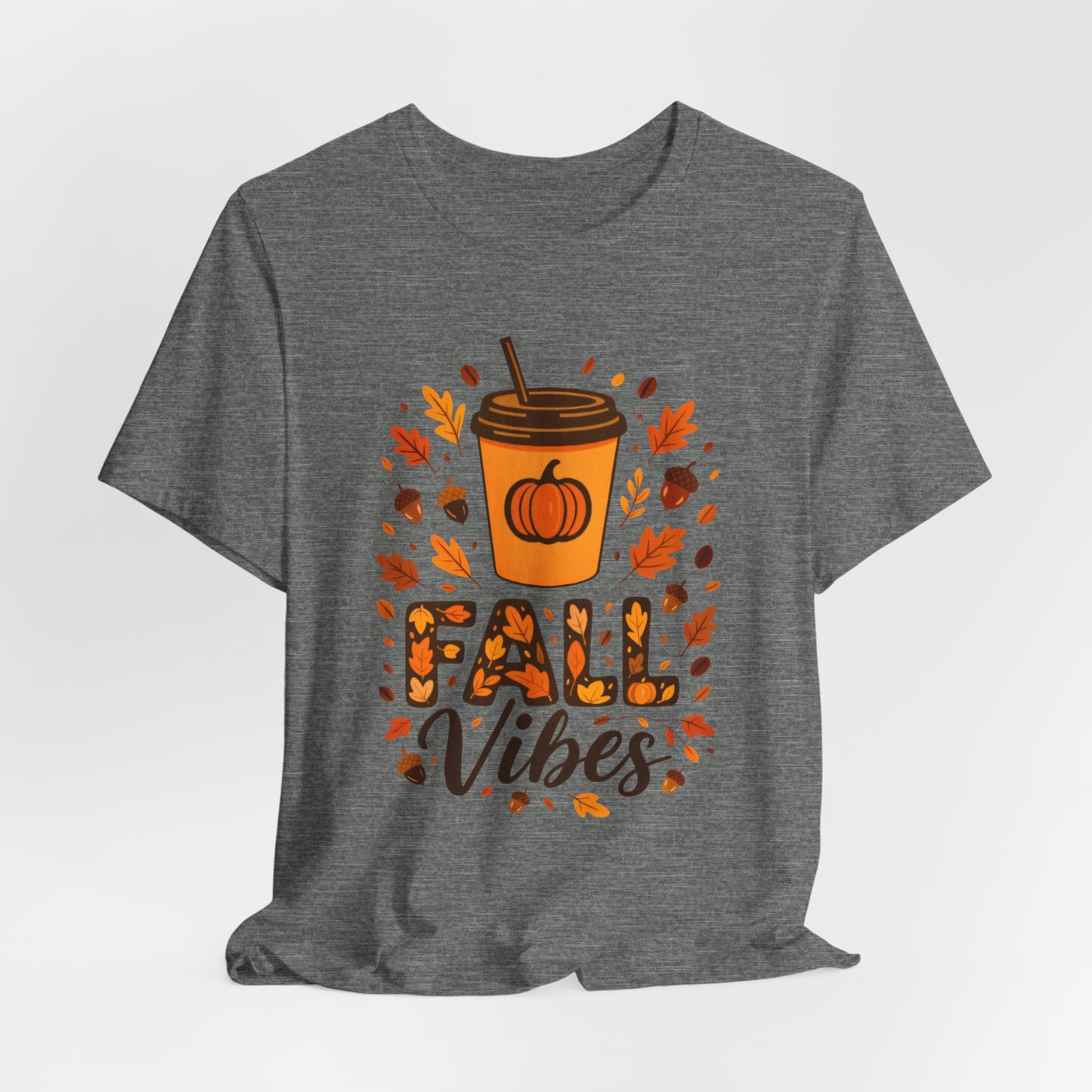 Autumn Coffee Lover Tee - Fall Vibes Unisex Shirt, Perfect for Cozy Days, Pumpkin Spice, Thanksgiving Gift, Seasonal Fashion, Casual Wear