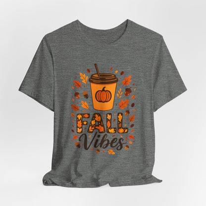Autumn Coffee Lover Tee - Fall Vibes Unisex Shirt, Perfect for Cozy Days, Pumpkin Spice, Thanksgiving Gift, Seasonal Fashion, Casual Wear