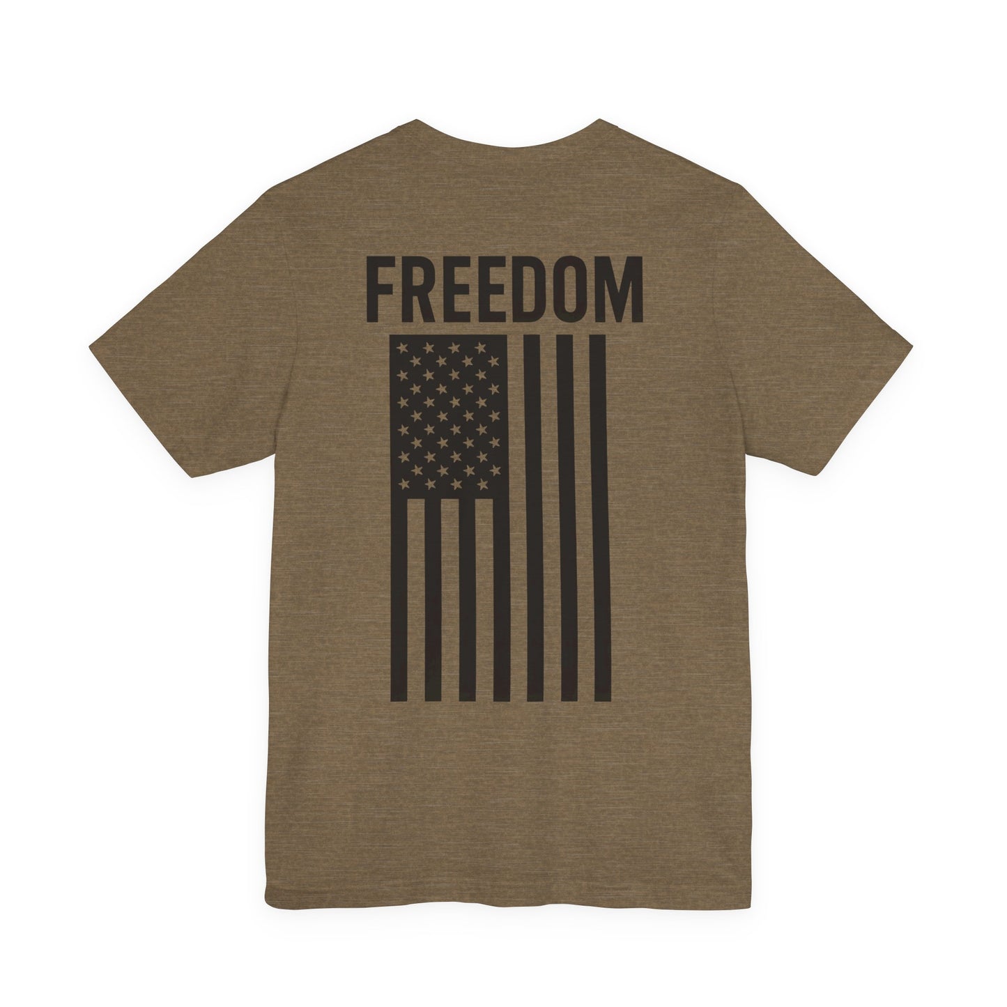 Freedom Flag Unisex Tee - Patriotic Shirt for Independence Day, Casual Wear, USA Pride, Gift for Veterans, Summer Style