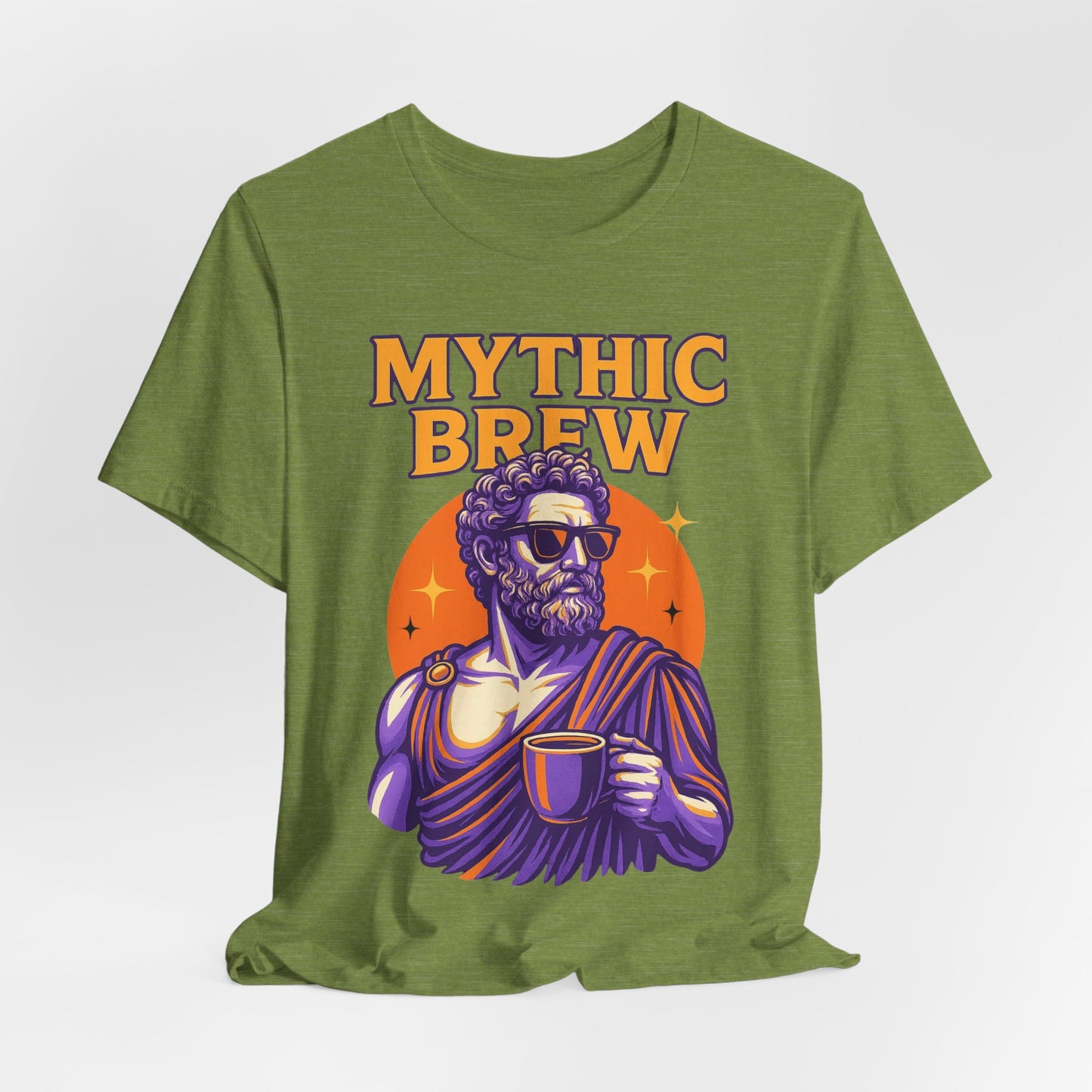 Mythic Brew Tee - Unisex Graphic T-Shirt, Coffee Lover Shirt, Gifts for Him, Vintage Style Tee, Casual Wear