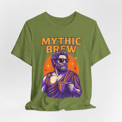 Mythic Brew Tee - Unisex Graphic T-Shirt, Coffee Lover Shirt, Gifts for Him, Vintage Style Tee, Casual Wear