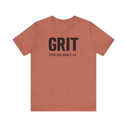 Bold Grit Tee for Coffee Lovers, Casual Unisex Shirt, Perfect Gift for Baristas, Coffee Enthusiasts, Motivational Apparel