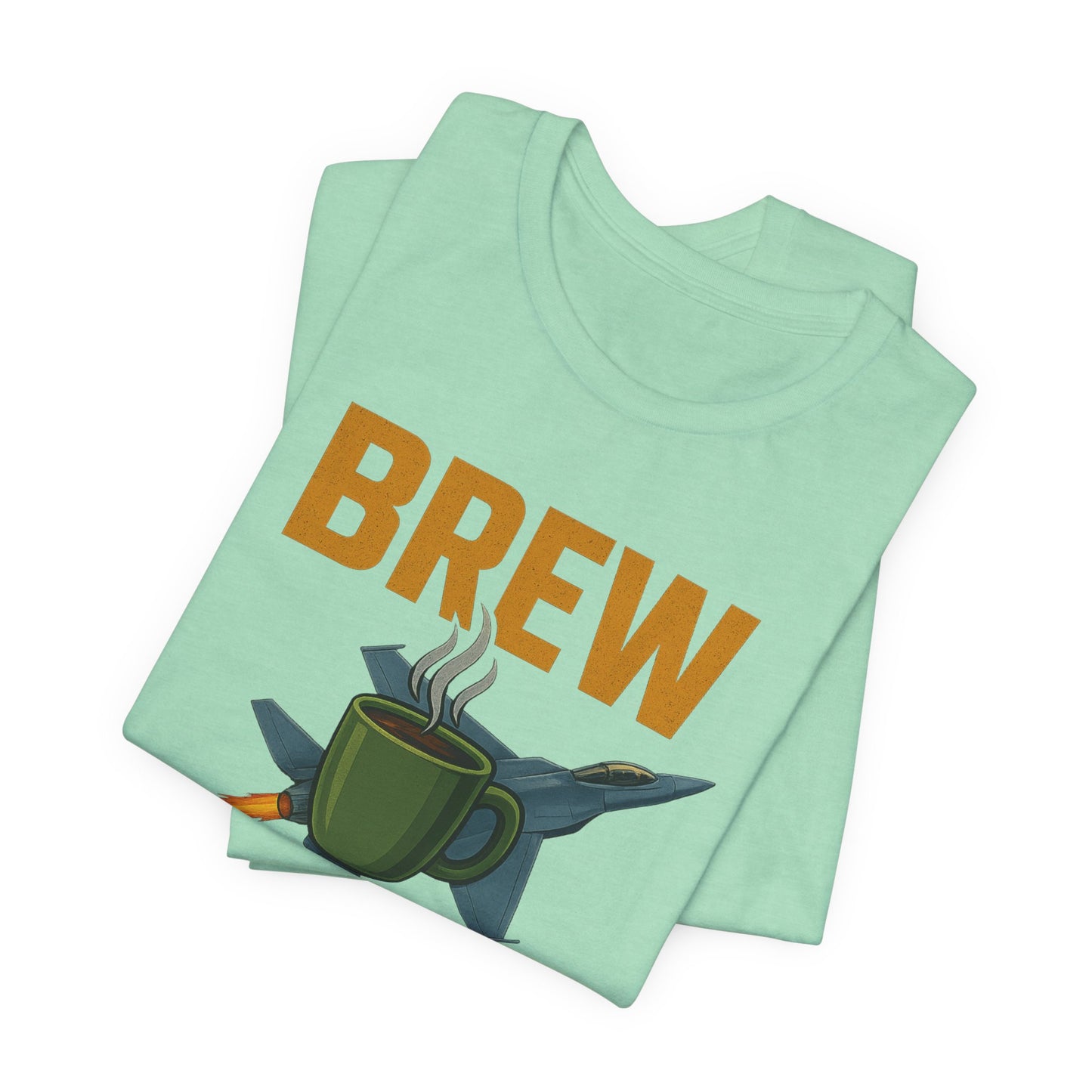 Brew Force Coffee Tee, Unisex Coffee Lover's T-Shirt, Gifts for Baristas, Father’s Day Gift, Coffee Enthusiast Apparel